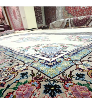 Tapete Persa Isfahan Assinado pelo Mestre Taryak Chi - Design Exclusivo - 138x220 cm